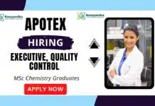 Quality Control Job at Apotex | Chemistry Jobs in Bangalore Apotex Careers QC Job Apply Now for the Chemistry Job