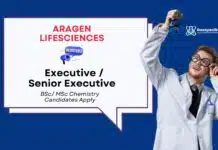Aragen Walk in For Chemistry Candidates – Check Details Executive Jobs at Aragen Lifesciences | Attend the Walk-In-Interview