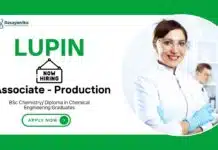 Lupin Career | Associate – Production Job Role | Chemistry Jobs Lupin Career | Associate - Production Job Role | Chemistry Jobs
