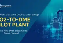 The Clean Fuel Revolution: CO₂ Transformed at New Pilot Facility The Plant that turns CO₂ into clean energy: DME Pilot Plants