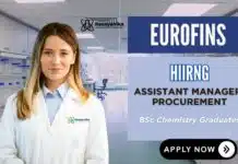 BSc Chemistry Jobs in Bangalore at Eurofins Eurofins Careers Chemistry Jobs in Bangalore Apply Now for the Assistant Manager Position