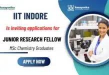 JRF Job at IIT Indore | MSc Chemistry Graduates Apply Now IIT Indore Recruitment 2025 – JRF Job for Chemistry Graduates