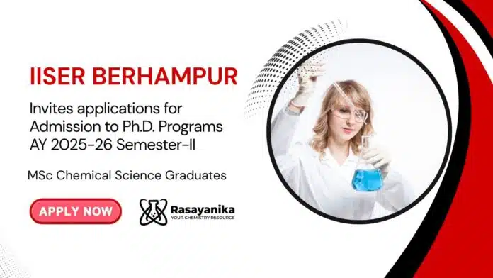 Ph.D. Admissions at IISER Berhampur | Apply Now Ph.D. Admissions at IISER Berhampur | Apply Now