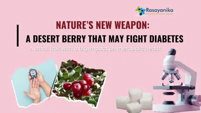 Nature’s New Weapon A Desert Berry That May Fight Diabetes Nature’s New Weapon A Desert Berry That May Fight Diabetes