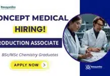 Chemistry Job at Concept Medical | Production Associate Role Production Associate Job at Concept Medical Apply Now for the Chemistry Job