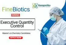 MSc Chemistry Job at Finebiotics Pharma | Apply For Quality Control Job QC Job at Finebiotics Pharma Apply Now for the Chemistry Job
