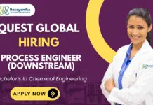 Process Engineer Job at Quest Global | Chemical Engineering Graduates Apply Now Quest Global Careers Process Engineer Position Apply Now