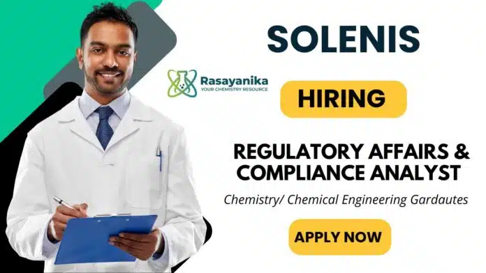 Regulatory Affairs Job at Solenis Apply Now for Chemistry Job in Mumbai Regulatory Affairs Job at Solenis | Apply Now for Chemistry Job in Mumbai