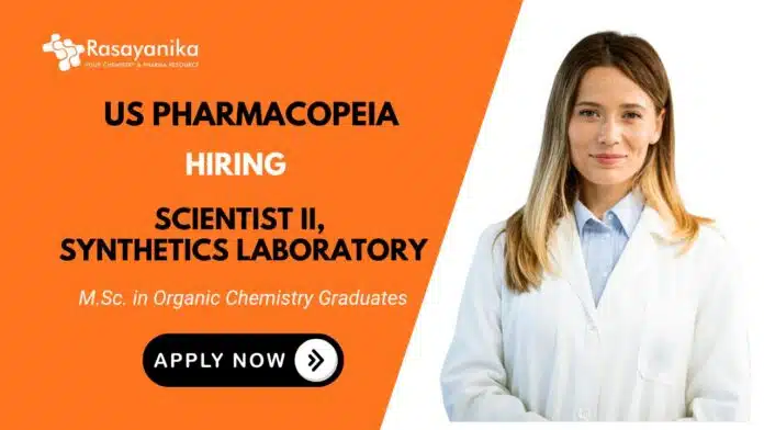 Scientist Job at USP Hyderabad Apply Now for the Chemistry Job Scientist Job at USP Hyderabad Apply Now for the Chemistry Job
