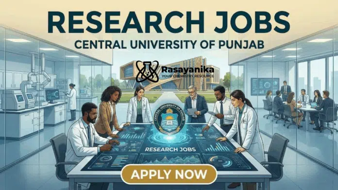 Research Jobs at Central University of Punjab | Apply Now Research Jobs at Central University of Punjab | Apply Now