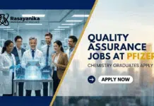 Associate Manager – Quality Assurance Jobs For MSc Chem at Pfizer, Apply Online Quality Assurance Jobs at Pfizer | Chemistry Graduates Apply
