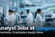 Kickstart Your Career in Analytical Chemistry with Syngene Bangalore Analyst Jobs at Syngene | Chemistry Graduates Apply Now