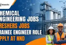 Chemical Engineering Jobs | Freshers Jobs | Apply for the Trainee Engineer Role at NND Chemical Engineering Jobs | Freshers Jobs | Apply for the Trainee Engineer Role at NND