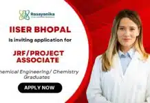 JRF Jobs at IISER Bhopal | Apply Now for Chemistry Jobs IISER Bhopal Recruitment: JRF Jobs | Chemistry Graduates Apply Now