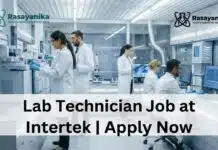 BSc Chemistry Jobs in Bangalore | Apply Now Lab Technician Job at Intertek | Chemistry Jobs in Bangalore