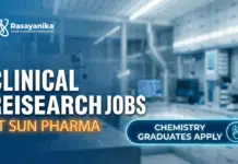 Clinical Research Associate Jobs For Pharma at Sun Pharma – Build a Career in Clinical Trials Clinical Research Associate Jobs at Sun Pharma | Chem Grads