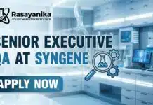 Chemistry Jobs at Syngene | Apply Now for QA Role QA Jobs at Syngene | MSc Chemistry Graduates Apply Now