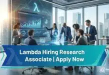MSc Chemistry Jobs at Lambda | Apply Now Lambda Careers: Research Associate Jobs | MSc Chemistry Jobs