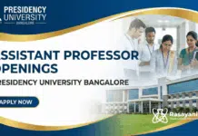 Unlock Your Academic Career: Assistant Professor – Chemistry Opportunity Assistant Professor Openings in Bangalore | Apply Now