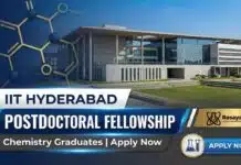 PhD Chemistry Jobs at IIT Hyderabad | Postdoctoral Fellowship IIT Hyderabad Recruitment: Postdoctoral Fellowship | Chemistry Graduates Apply Now