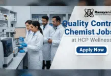 Quality Control Chemist Job at HCP Wellness – Join Ahmedabad’s Leading Cosmetic Manufacturer Quality Control Chemist Jobs at HCP Wellness | Apply Now