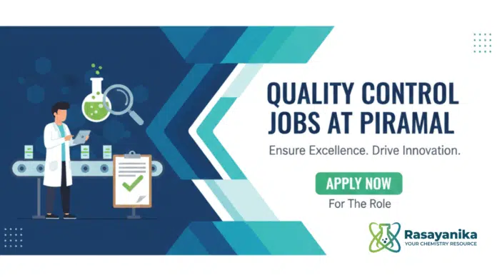 Quality Control Jobs at Piramal | Apply Now For The Role Quality Control Jobs at Piramal | Apply Now For The Role