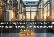 Chemical Engineering Jobs at Takeda | Apply Now Takeda Careers: Executive Jobs in API Manufacturing Mumbai | Apply Now