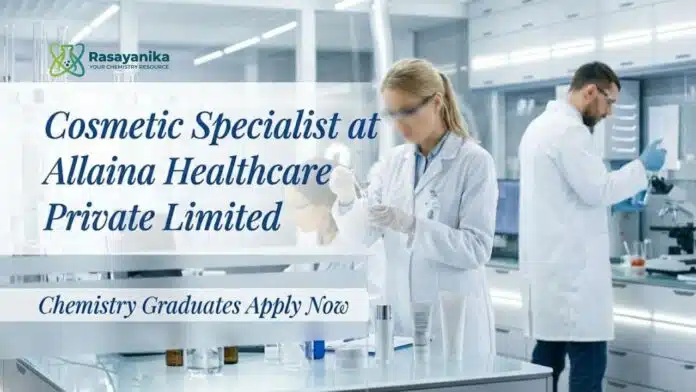 MSc Chemistry Jobs at Alaina Healthcare | Apply Now for Production Chemist Role MSc Chemistry Jobs at Alaina Healthcare | Apply Now for Production Chemist Role