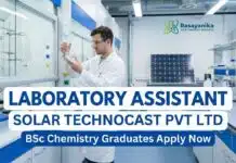 Chemistry Jobs at Solar Technocast | Apply Now Laboratory Assistant Jobs at Solar Technocast | BSc Chemistry Graduates Apply Now