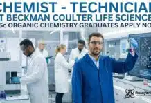 Chemistry Jobs at Beckman Coulter | Apply Now for Chemist Role Chemist Technician at Beckman | Organic Chemistry Graduates Apply Now