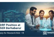 Exciting PDRF Opportunity at IISER Berhampur – Apply Now PDRF Position at IISER Berhampur | Apply for Research Role