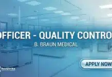 Freshers Chemistry Jobs at B. Braun Medical | Apply Now Quality Control Officer at B. Braun Medical | Apply Now