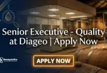 Senior Executive Jobs at Diageo | Chemistry Apply Now Diageo Careers: Senior Executive Jobs | MSc Chemistry Jobs