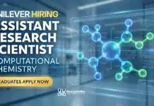 Assistant Research Scientist | Computational Chemistry Jobs at Unilever Research Scientist Jobs at Unilever | Computational Chemistry Graduates Apply Now