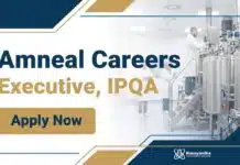 MSc Chemistry Jobs at Amneal | Apply Now Executive Job at Amneal | MSc Chemistry Graduates Apply Now