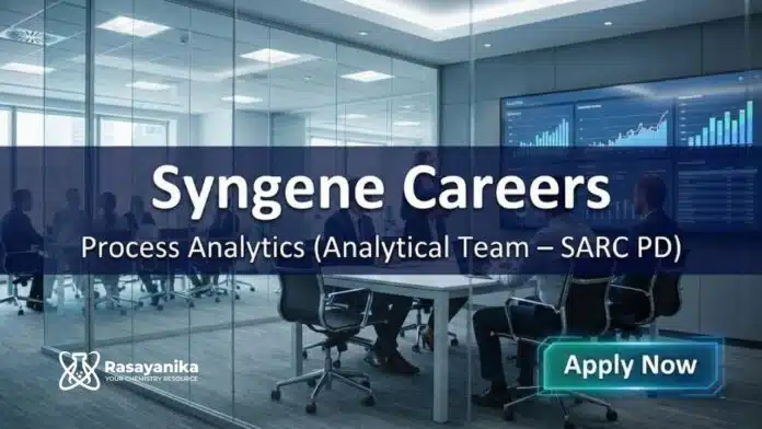 Syngene Careers: Analytical Chemistry Jobs | Apply Now Syngene Careers: Analytical Chemistry Jobs | Apply Now