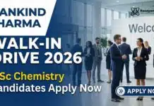 Mankind Pharma Walk-In Drive 2026, MSc Chemistry Jobs Chemistry Jobs at Mankind Pharma | Attend the Walk-In Drive 2026