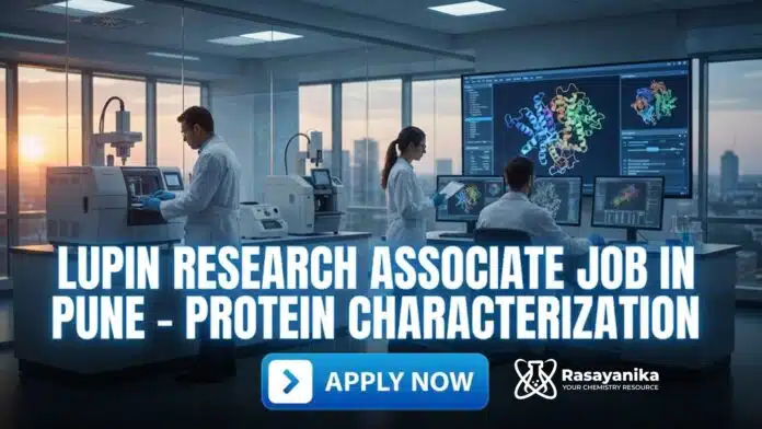 Analytical Chemistry Jobs at Lupin | Research Associate: Product Characterization Role Analytical Chemistry Jobs at Lupin | Research Associate: Product Characterization Role