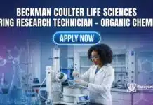 Research Technician Chemist Job at Beckman Coulter Life Sciences | Apply Now Research Technician Chemist Job at Beckman Coulter Life Sciences | Apply Now