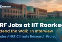 Chemistry JRF Jobs at IIT Roorkee | Attend the Walk-In Interview | Under ANRF Climate Research Project JRF Jobs at IIT Roorkee | Attend the Walk-In Interview | Under ANRF Climate Research Project