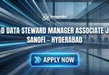 Chemistry Apply for R&D Data Steward Manager Associate at Sanofi Hyderabad Chemistry Jobs at Sanofi | R&D Data Steward Manager Associate Role