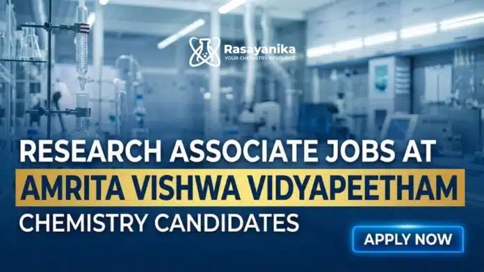 Research Associate Jobs at Amrita Vishwa Vidyapeetham | Apply Research Associate Jobs at Amrita Vishwa Vidyapeetham | Apply