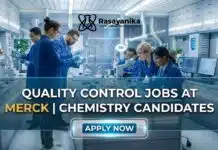Merck Hiring Chemistry Candidates for QC Jobs – Apply Online Quality Control Jobs at Merck | Chemistry Candidates Apply Now