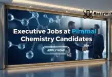 Senior Executive TSD Job at Piramal Pharma – BTech Chem Engg Apply Executive Jobs at Piramal | Chemistry Candidates Apply Now