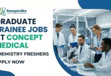 Production Trainee Jobs in Chemistry at Concept Medical – Fresher Opportunity Graduate Trainee Jobs at Concept Medical | Chemistry Freshers