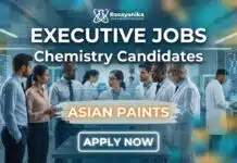 Kickstart Your Career with Asian Paints: Executive N QA Opportunity Executive Jobs at Asian Paints | Chemistry Grads Apply Now