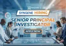Chemistry Jobs in Bangalore | Principal Investigator Role at Syngene Syngene Careers: Senior Principal Investigator | Chemistry Jobs in Bangalore
