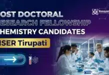 Post-Doctoral Research Fellowship at IISER Tirupati | IISER Vacancy 2026 Post-Doctoral Research Fellowship at IISER Tirupati | Apply Now