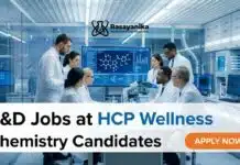 Cosmetic R&D Executive Jobs at HCP Wellness – Build Your Career in Cosmetic Science R&D Jobs at HCP Wellness | Chemistry Candidates Apply Now