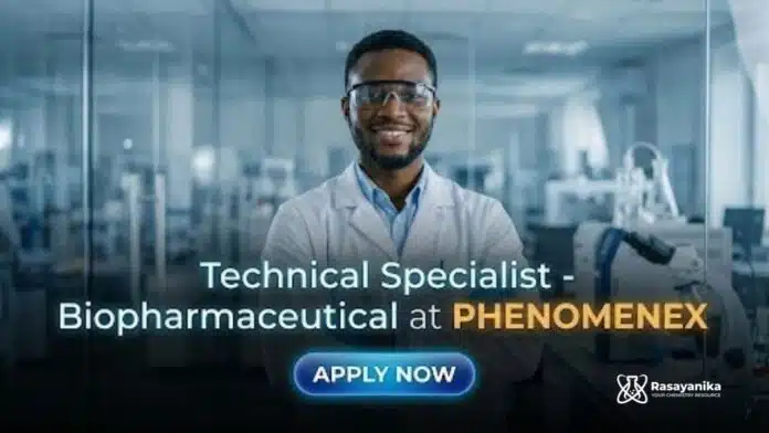 MSc Chemistry Jobs | Technical Specialist at Phenomenex | Apply Now MSc Chemistry Jobs | Technical Specialist at Phenomenex | Apply Now